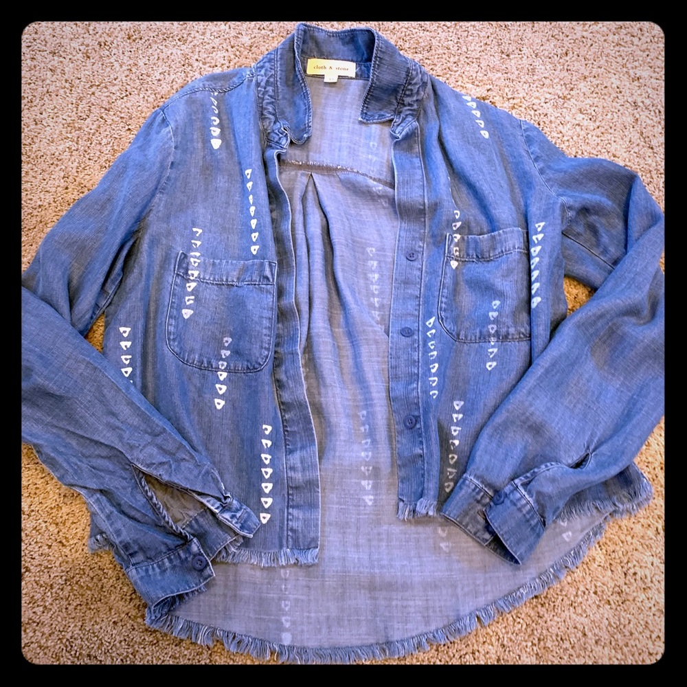 Cloth & Stone chambray shirt